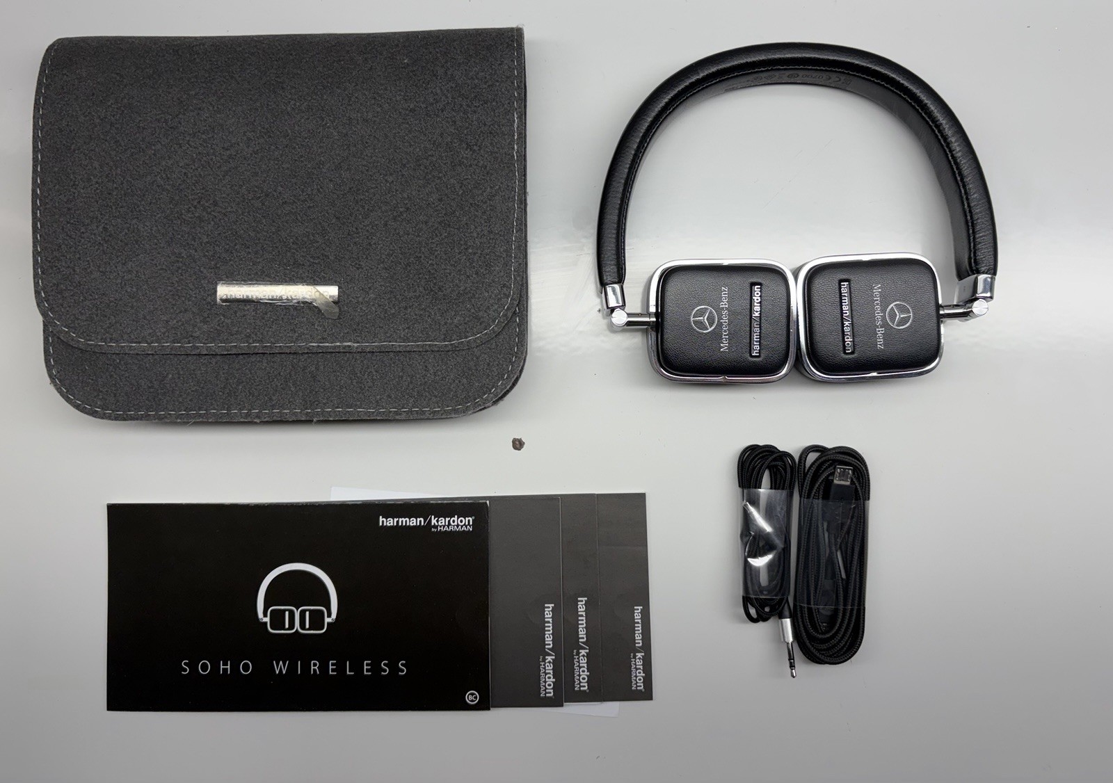 Harmon Kardon Soho Wireless Headphones – Leather, Rare, Discontinued