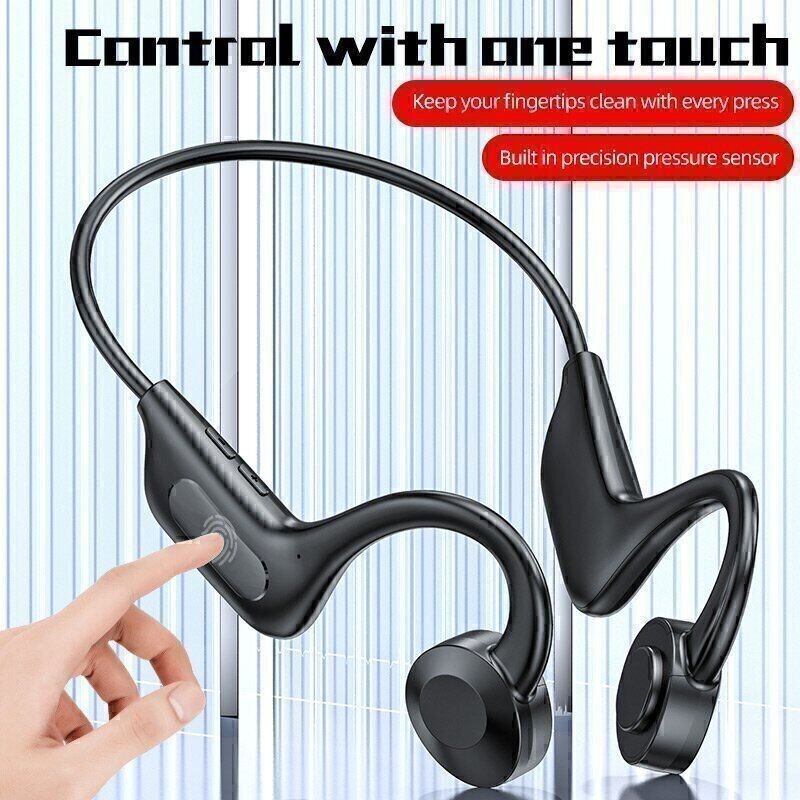 Bone Conduction Headphones Bluetooth 5.1Wireless Earbuds Outdoor Sport Headset