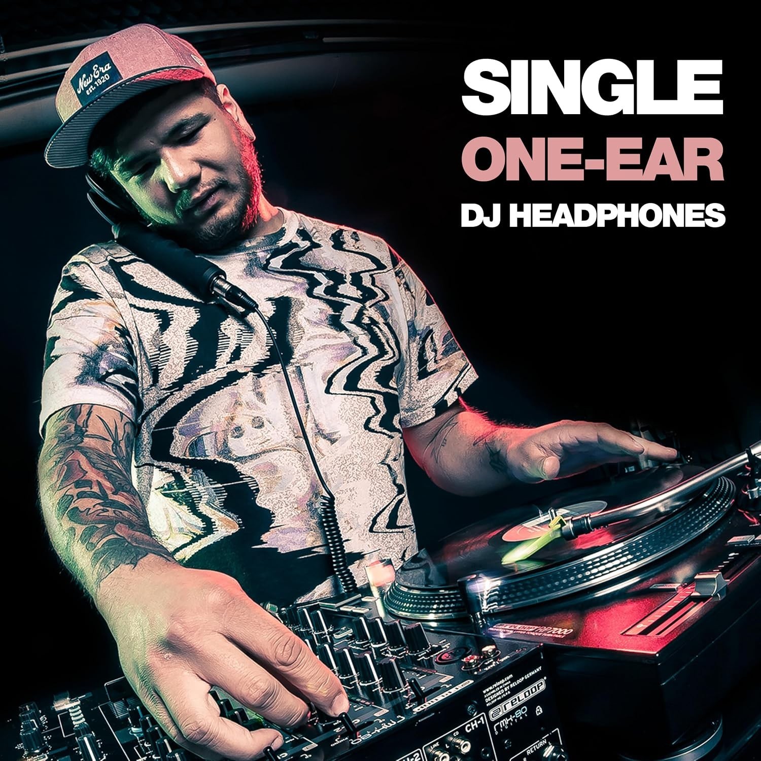 RHP 10 Mono DJ Headphones – Ergonomic One-Ear Design with XLR Connection