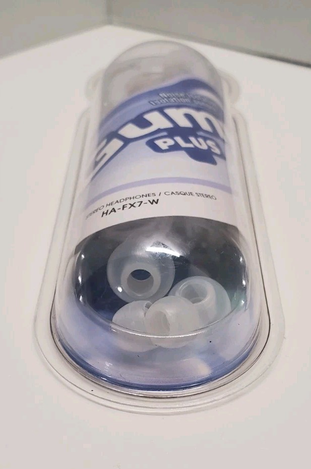 JVC Gumy Plus In-Ear Headphones Earbuds – COCONUT White HAFX5-W NEW
