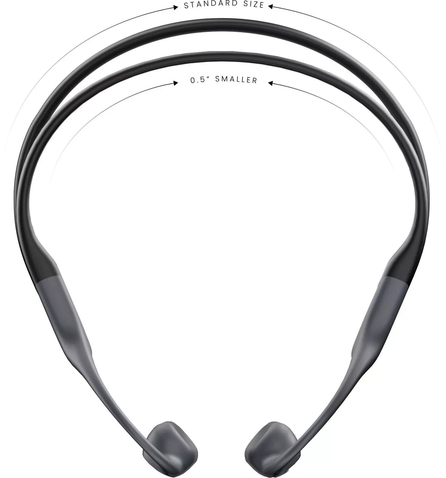 Shokz OpenRun Bone Conduction Open-Ear Endurance Headphones – Black (S803) [LN]™