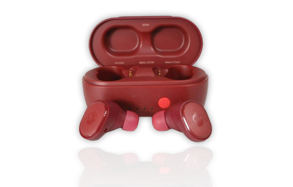 Skullcandy Sesh True Wireless Earbuds – Moab Red Headphones Earphones