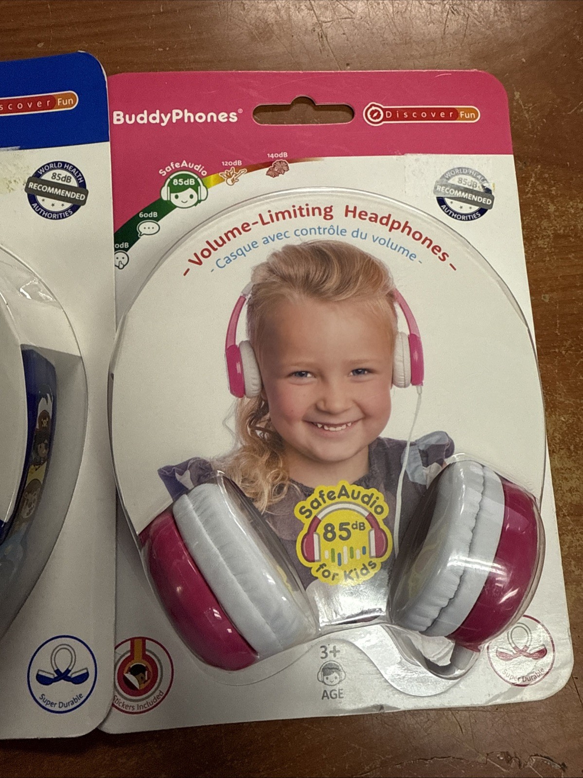 2PC Buddy Phones Safe Audio 85 for Kids Volume Limiting Headphones Anti Allergic