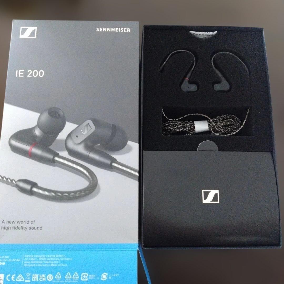 Sennheiser IE 200 Audiophile In-Ear Headphones Black Japan Limited