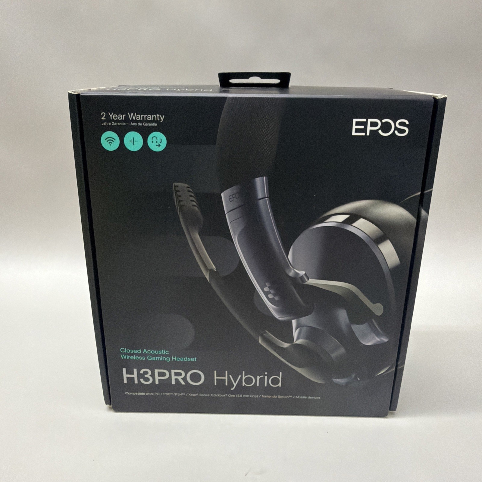 EPOS – H3PRO Hybrid Wireless Gaming Headset TESTED WORKING GREAT CONDITION
