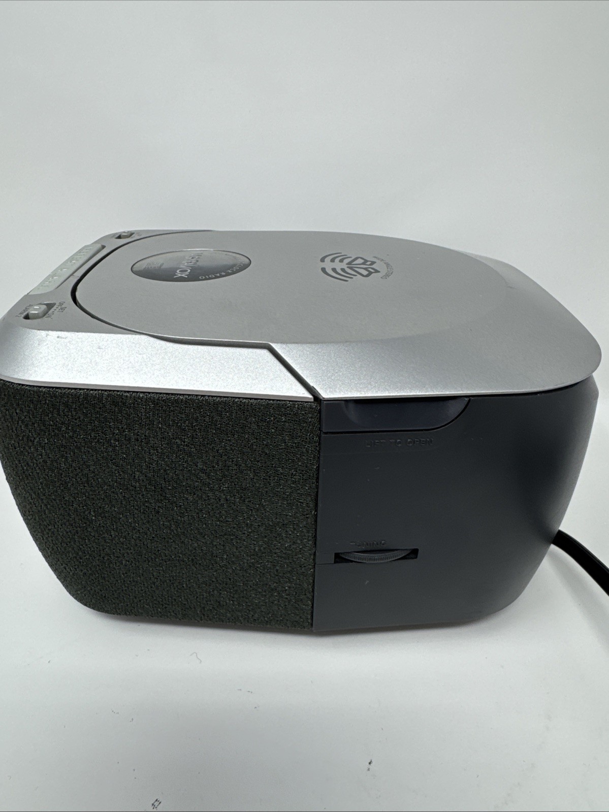 Magnavox Wide Angle Stereo AM/FM/CD Alarm Clock Radio MCR230SL/17 Tested Working