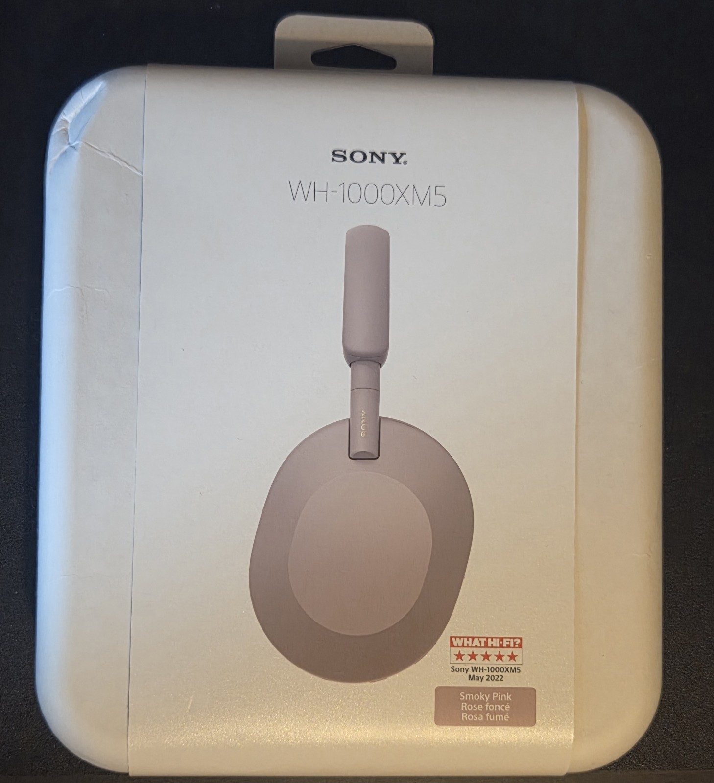 Sony WH-1000XM5 Premium Noise Canceling Wireless Headphones, Smoky Pink, NEW