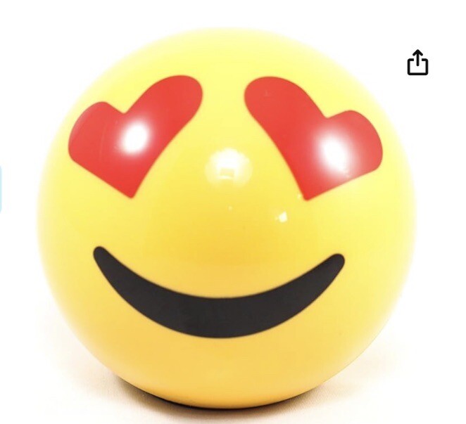 NEW Art+Sound Emoji Speaker HEART EYES Wireless Rechargeable Bluetooth