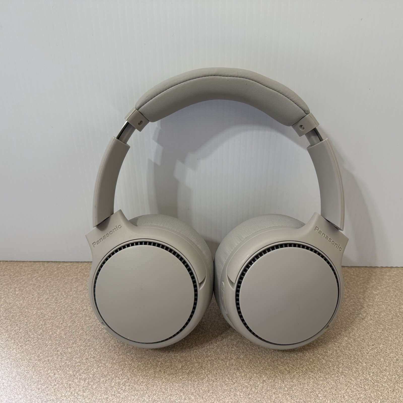 Panasonic RB-M500B Deep Bass Wireless Headphones with Bass Reactor, Sand Beige