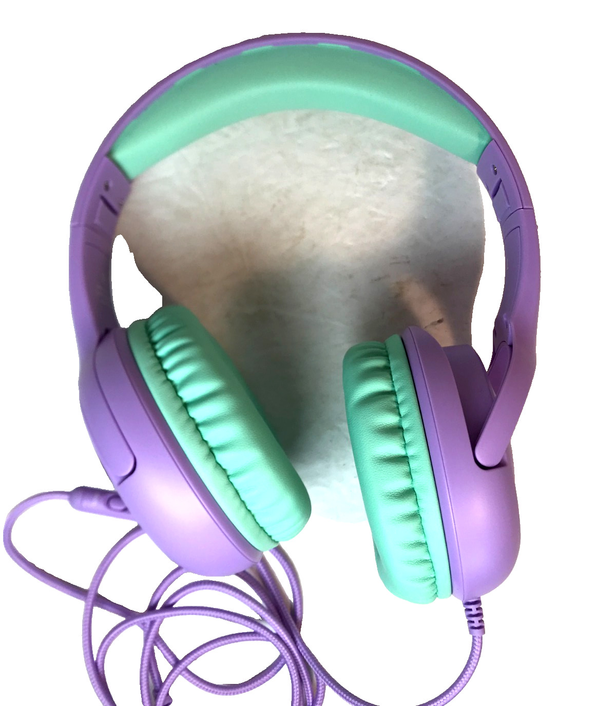 Acer HK03 Kids Wired Headphones On-Ear Headset 3.5mm Jack Foldable Purple Green