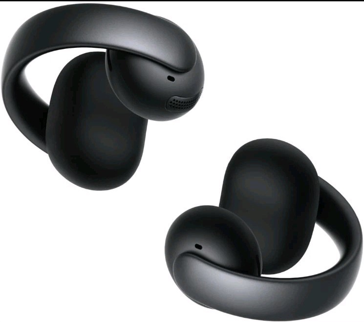 Soundcore AeroClip Open-Ear Earbuds Clip-On Headphones Adaptive Comfort 4 Mic OB
