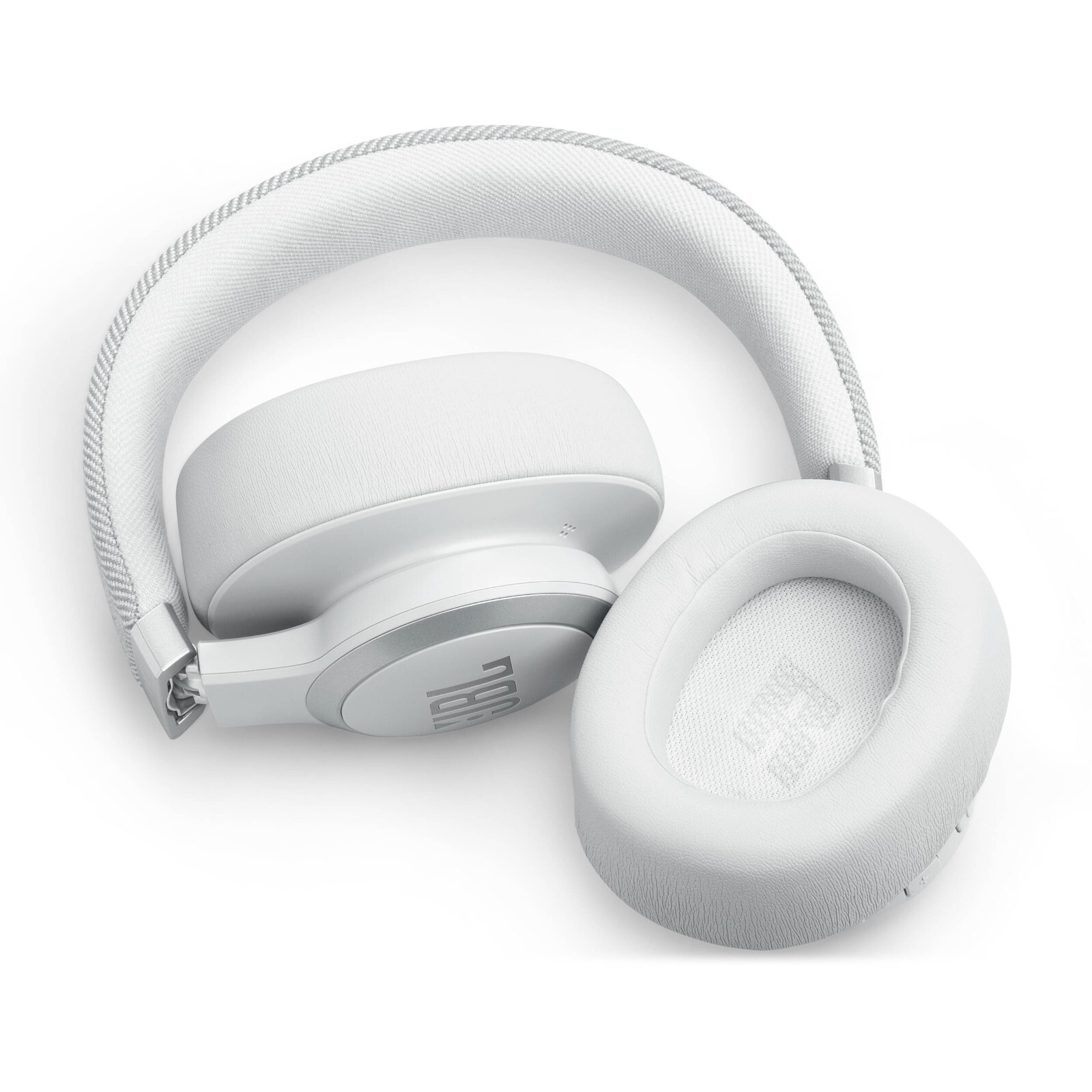 JBL Live 770 NC Over-Ear Noise-Cancelling Headphones (White)