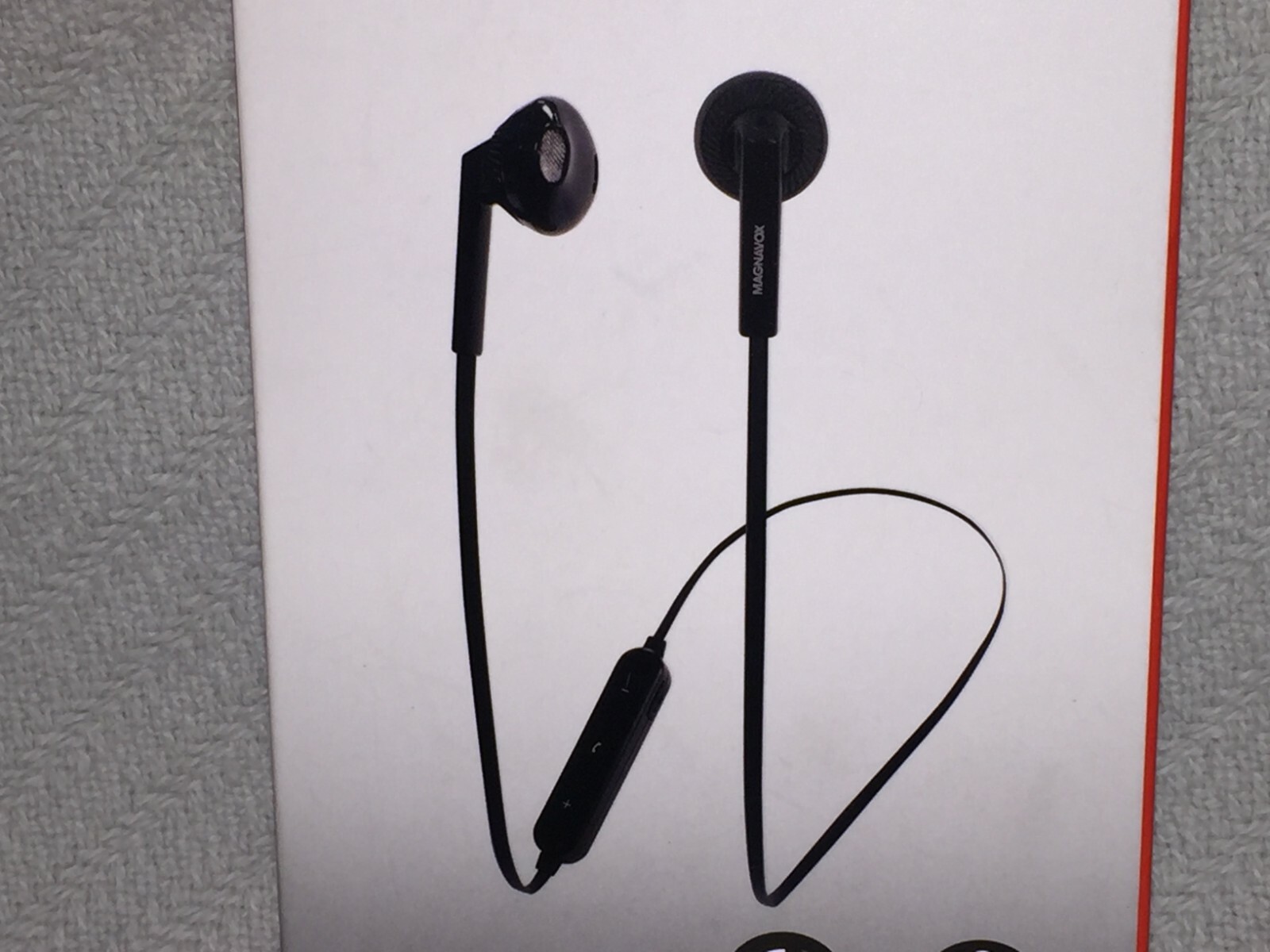 Magnavox Shuffle Wireless Hands Free Bluetooth Earbud Headphones w/ Mic MBH539BK