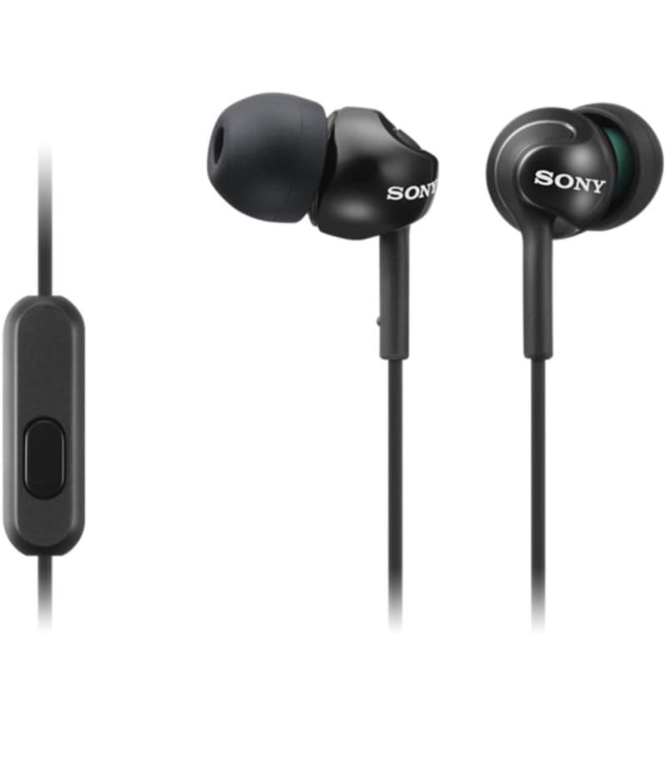 Sony Deep Bass Wired Earphones w Smartphone Control & Mic Black FAST SHIPPING