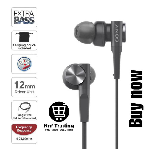 SONY MDR-XB55AP Premium In-Ear Extra Bass Headphones Stereo Earphones