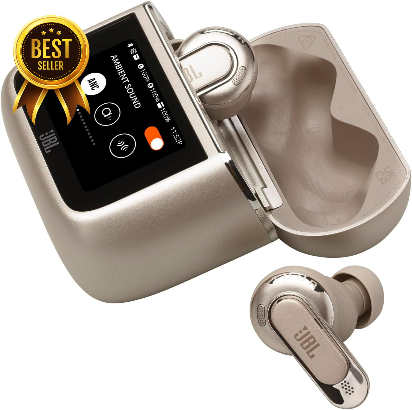 True Wireless Noise Cancelling Earbuds Smart Charging Case Spatial 360 Sound Lat