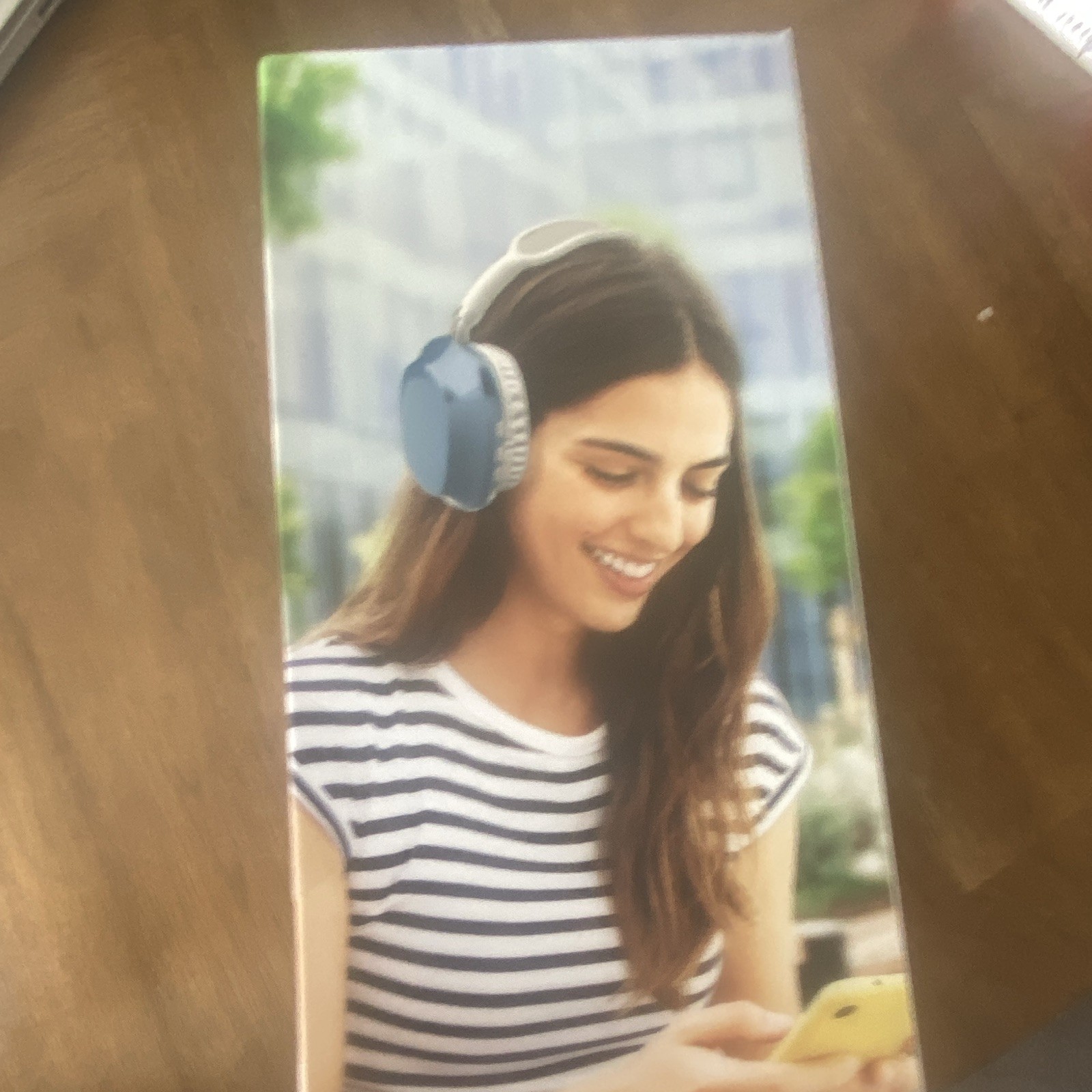 Vivitar Air Vibes Boost Bluetooth Wireless Headphones Voice Assistant Blue/White