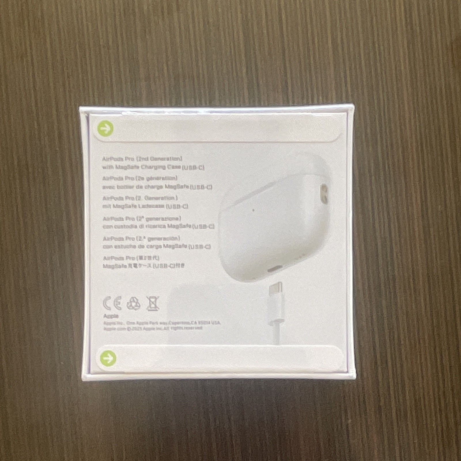 Apple AirPods Pro 2nd Gen MagSafe USB-C Case Bluetooth In-Ear White SEALED