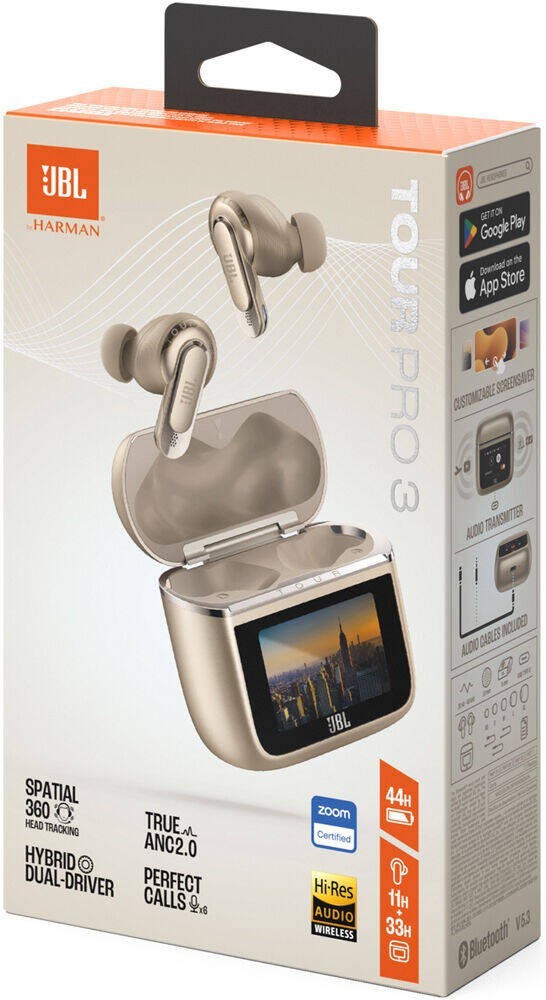 NEW JBL Tour Pro 3 True Wireless Noise Cancelling earbuds w/ Smart Charging Case
