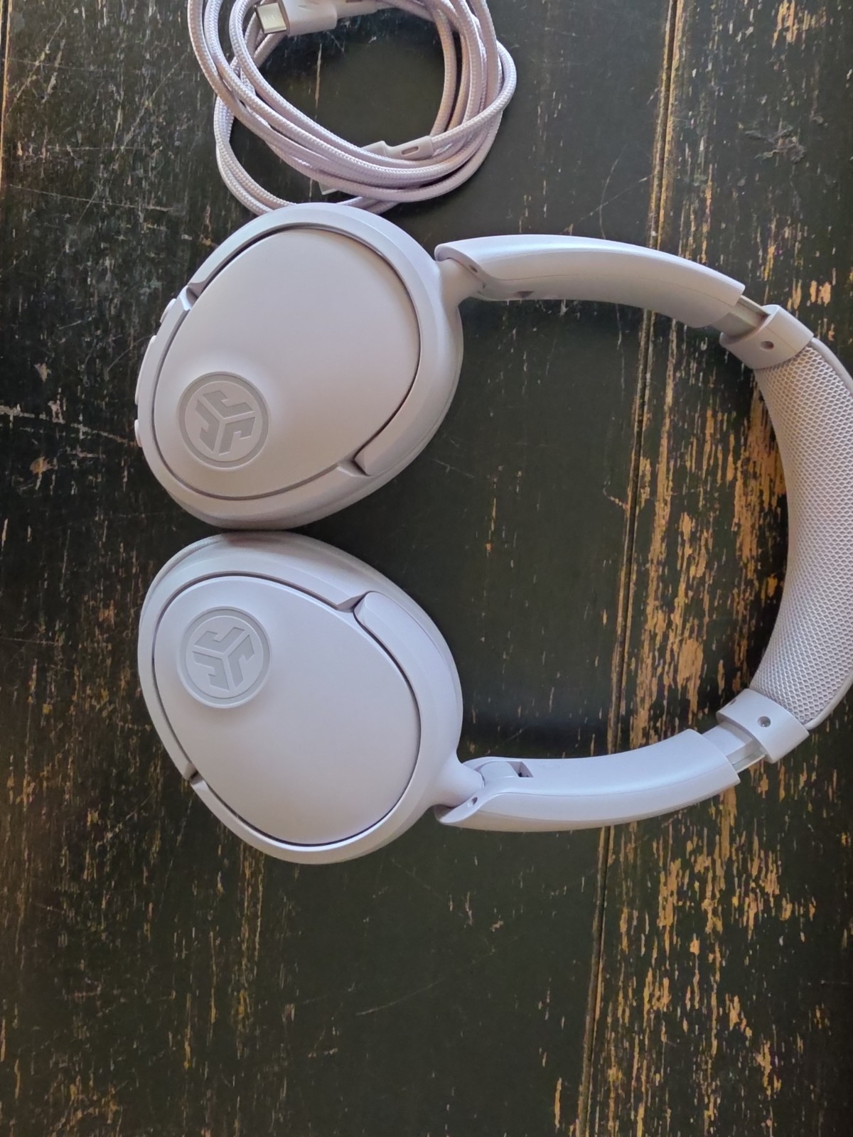 JLab JBuds Lux ANC Over Ear Headphones, Active Noise Cancelling, Bluetooth Mauve