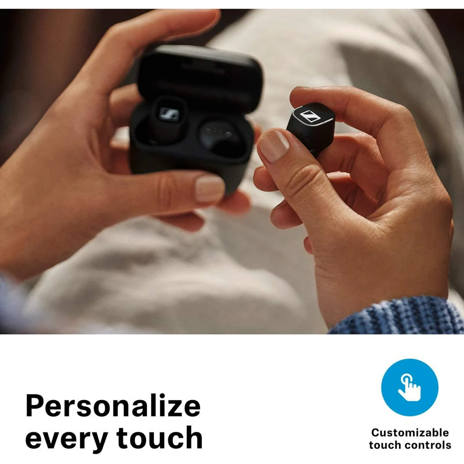 Sennheiser CX-400BT True Wireless Earbuds, White