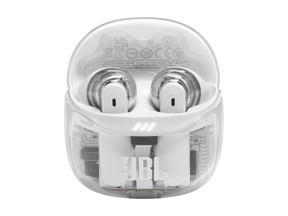 JBL Tune Flex 2 – Ghost White – Excellent Condition