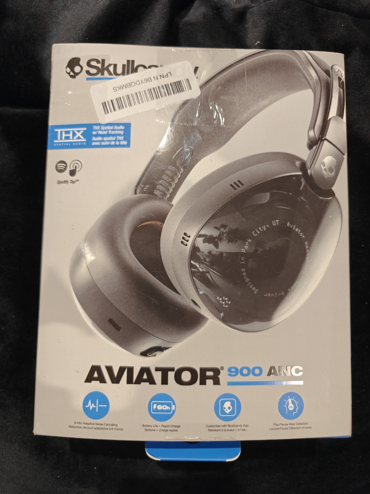Skullcandy Aviator 900 ANC Wireless Over-Ear Bluetooth Headphones (1mo. receipt)