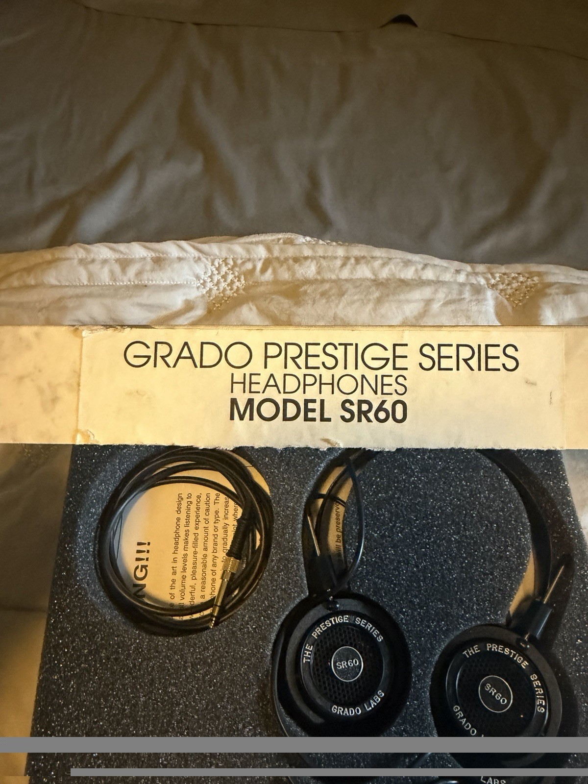 Grado Labs Prestige Series SR60 Headphones
