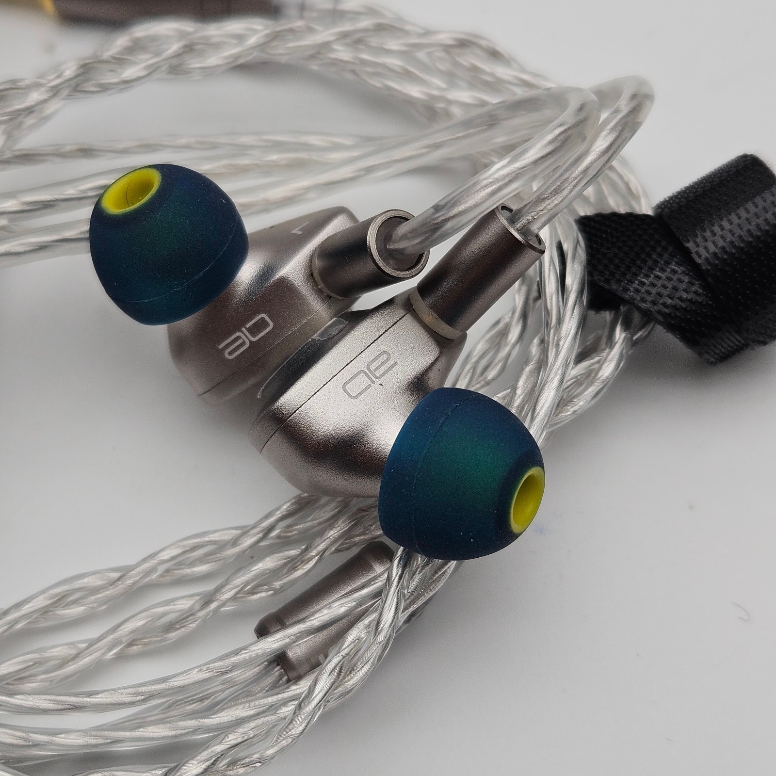 HiFiGo Kefine Delci AE 10mm Dynamic Driver IEM Earphones, Transparent an 4.4