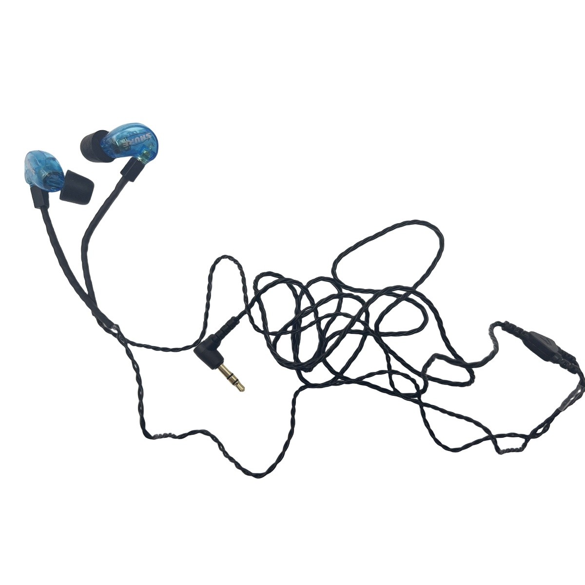 Shure SE215 Sound Isolating In-Ear Earbuds 3.5 mm jack wired Headphones Blue US