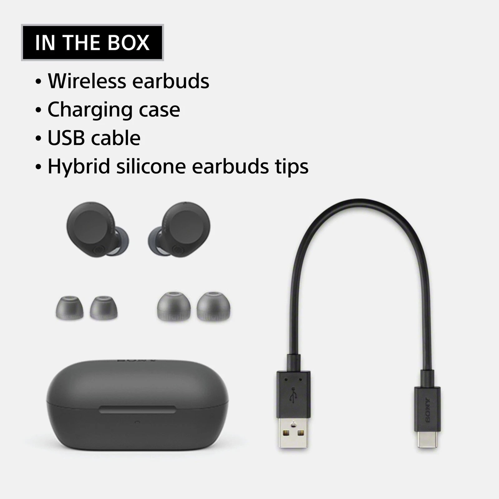 SONY WFC710N/B Headphones