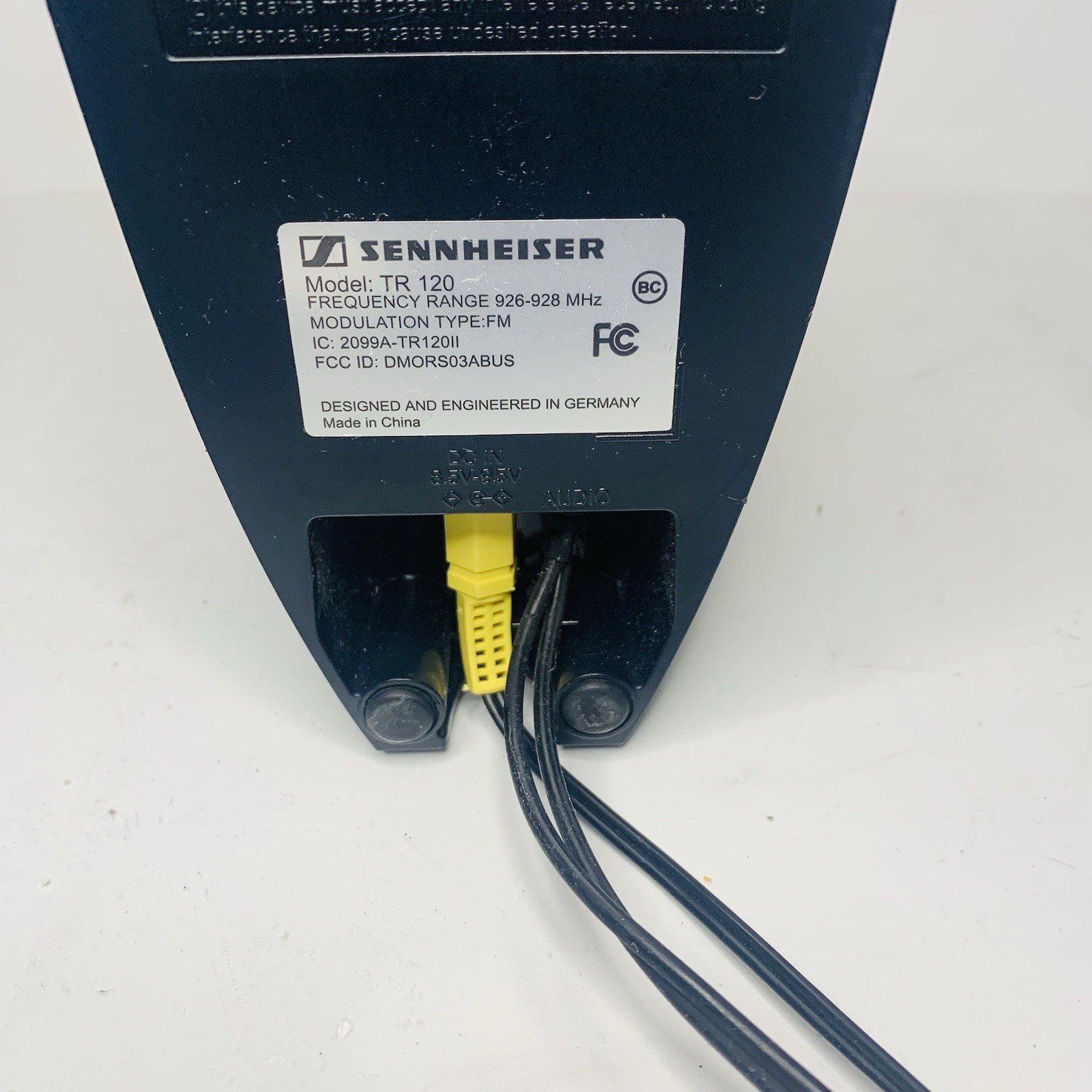 Sennheiser HDR120 Wireless TV Headphones TR120 Base w/ Cables