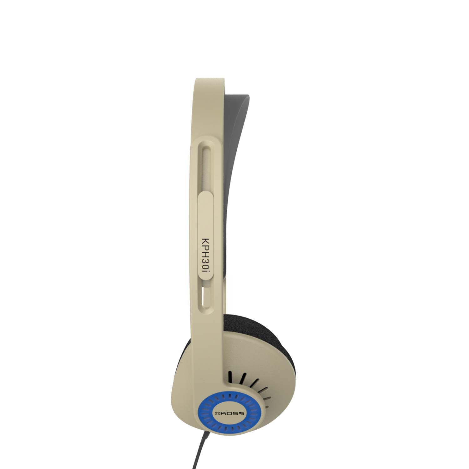 On-Ear Headphones with Microphone, Touch Control, Wired 3.5mm, Retro Style