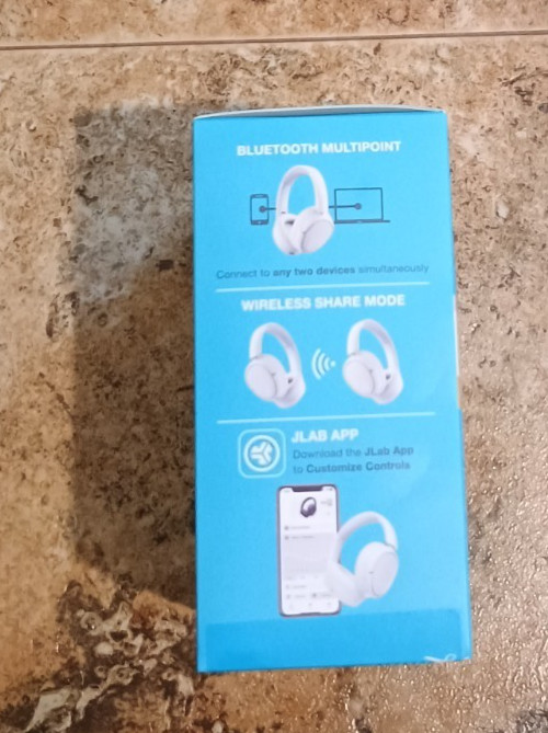 JLab Lux Active Noise Cancelling Bluetooth Headphones Cloud White / 70 Hours