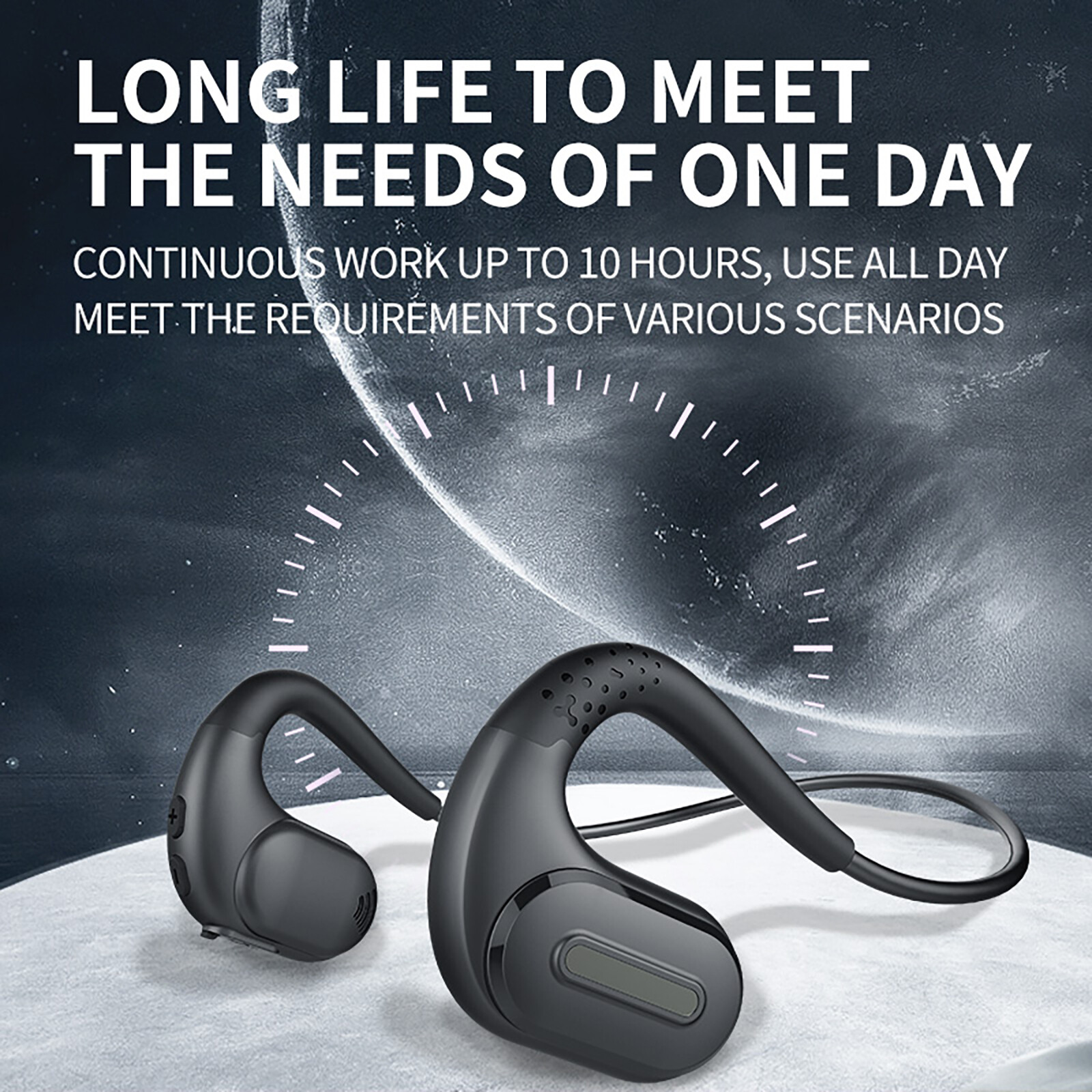 Bluetooth 5.3 Wireless Headset Air Conduction Open Ear Sport Headphones