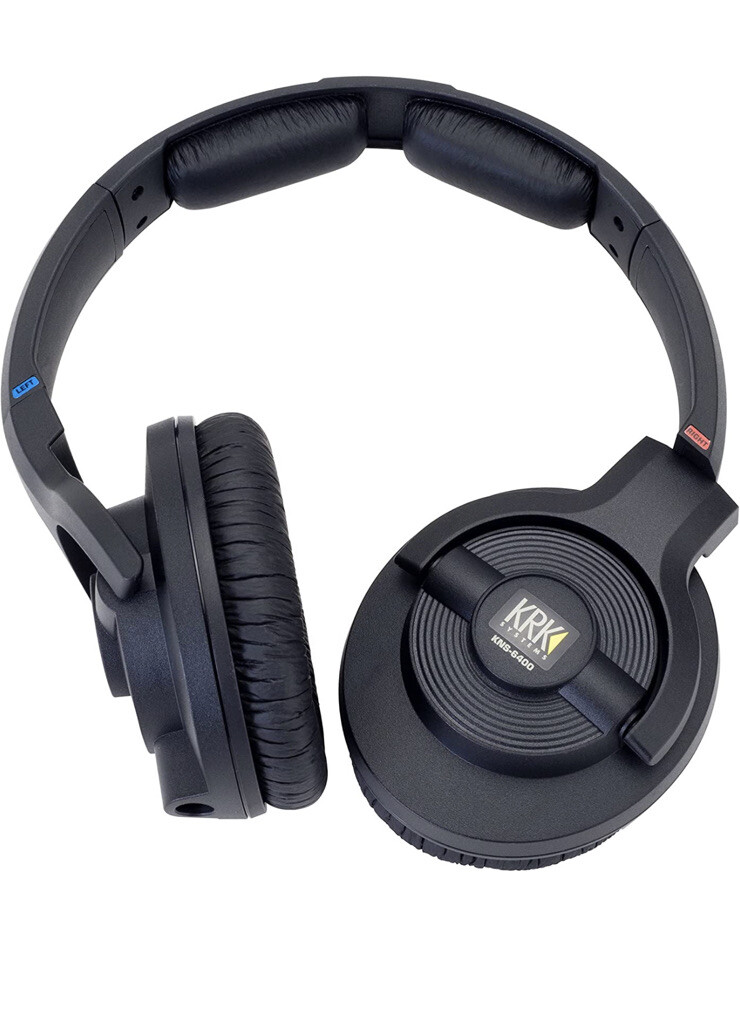 KRK KNS 6400 On-Ear Closed Back Circumaural Studio Monitor Headphones