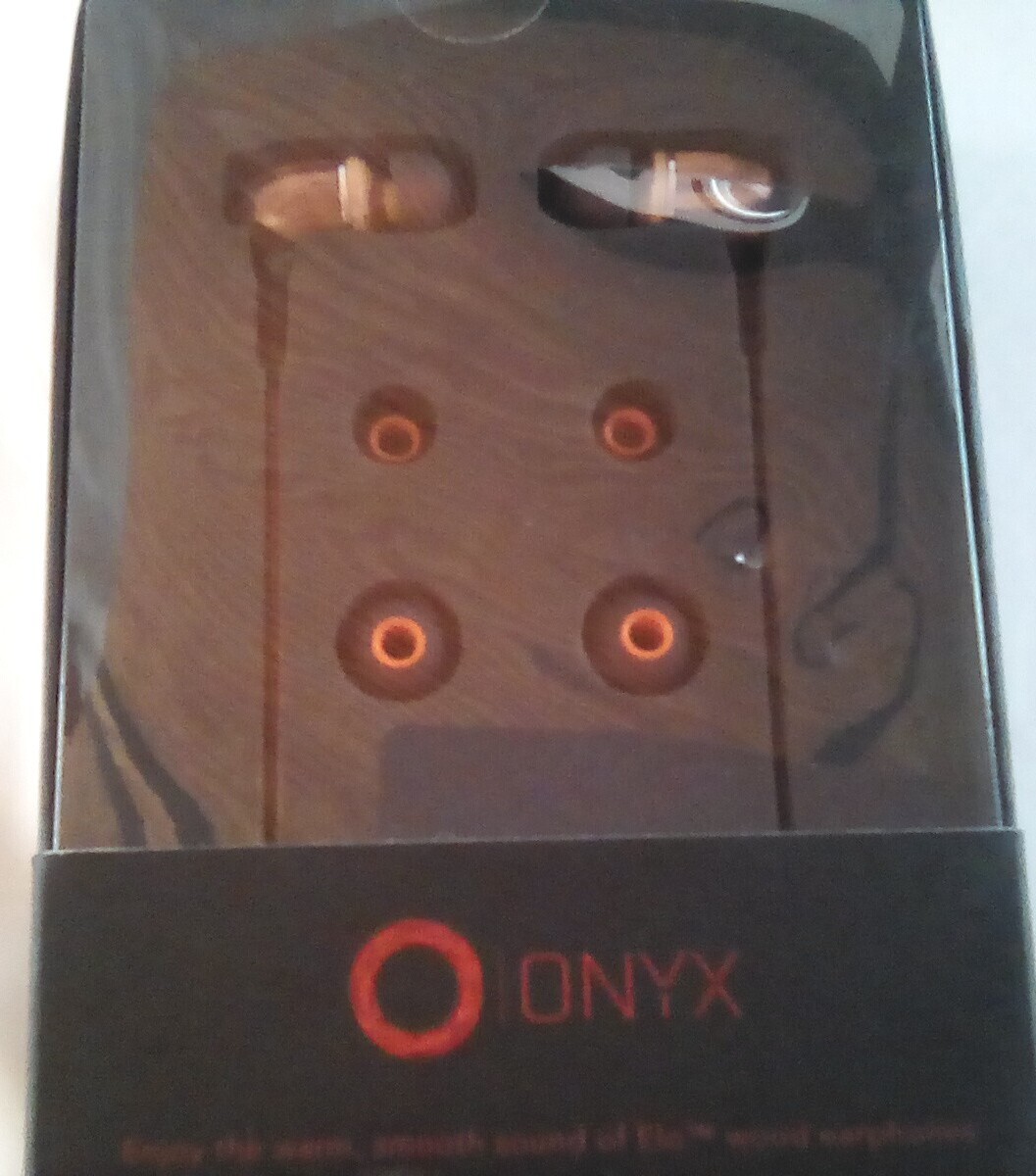 ONYX Noise Cancelling in Ear Wired Headphones with Mic color Brown