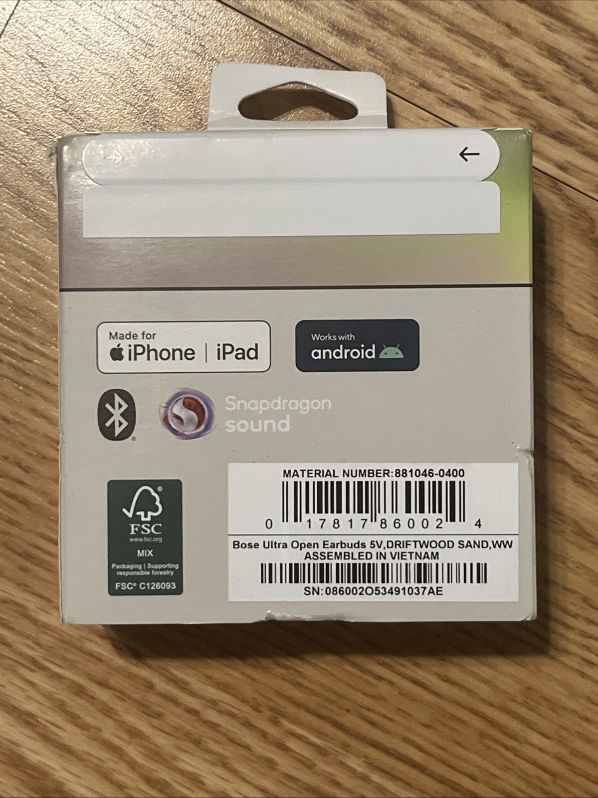 Brand New Bose Ultra Open Earbud – Driftwood Sand