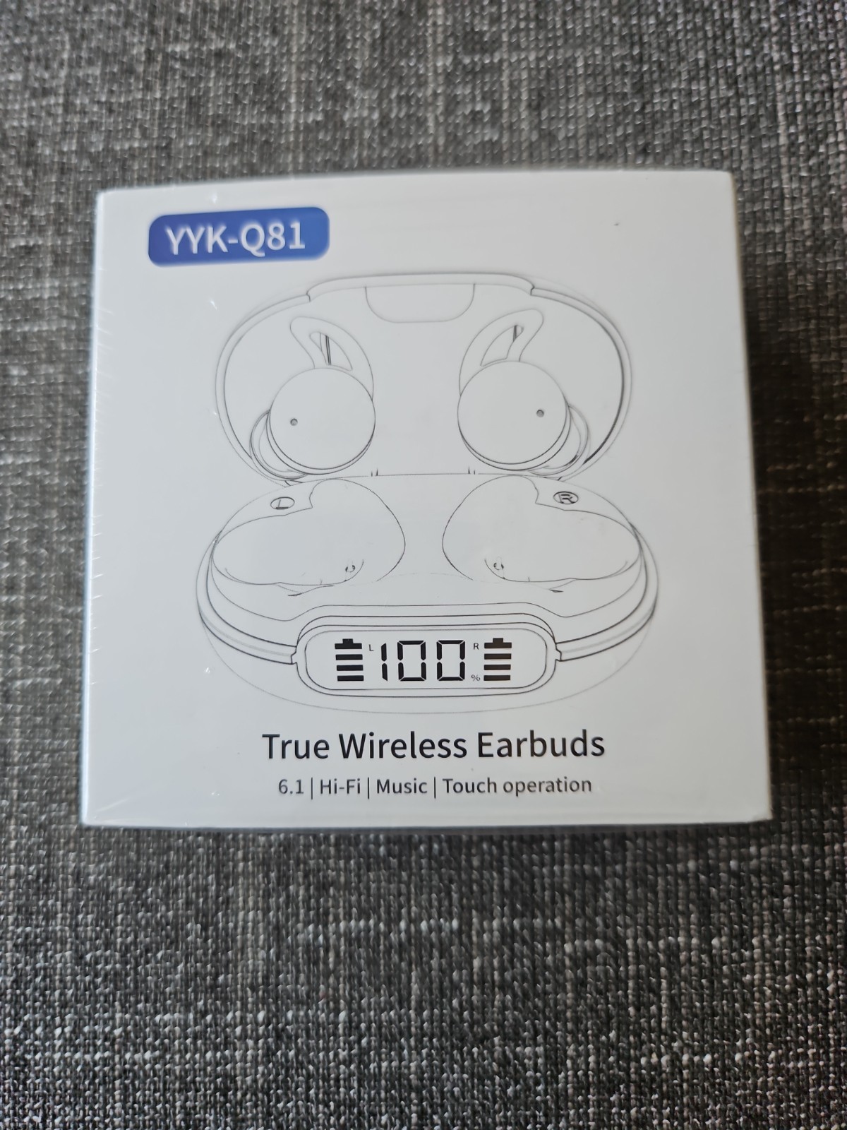 True Wireless Sport Earbuds Noise Cancelling YYK-Q81, New Sealed Free Shipping