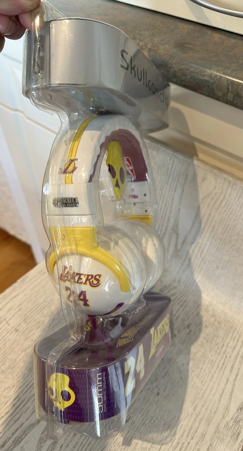 Retro Skullcandy Hesh Lakers 24 Kobe Bryant Headphones Collectible New In Box