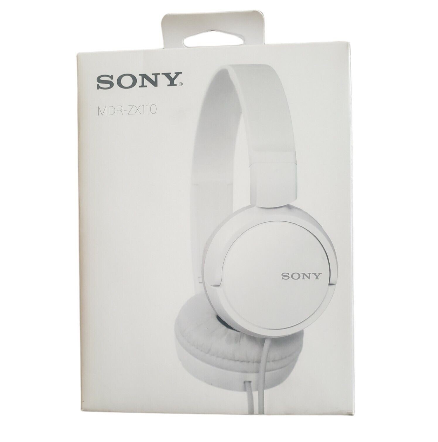 Sony MDR-ZX110 Ear-Pad (On the Ear) Headband Headphones – White