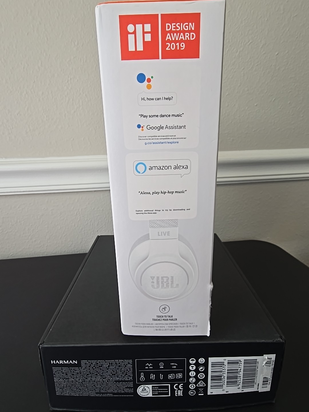 JBL LIVE 500BT Wireless Bluetooth Over-Ear Headphones with Built-in Microphone