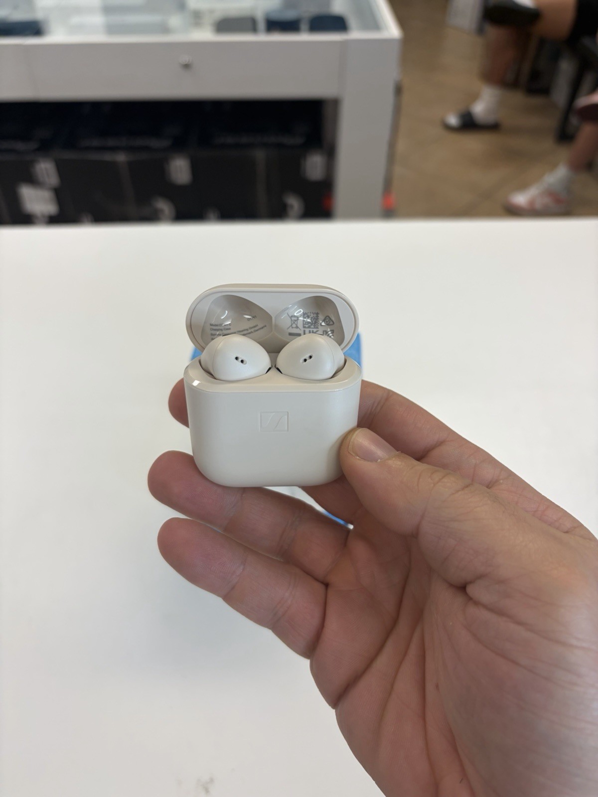 Sennheiser ACCENTUM Open Wireless Earbuds – Cream