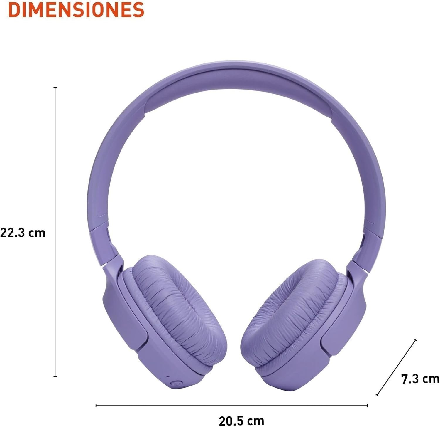 JBL Tune 520BT – Wireless On-Ear Headphones, Up to 57H Battery Life and Speed Ch