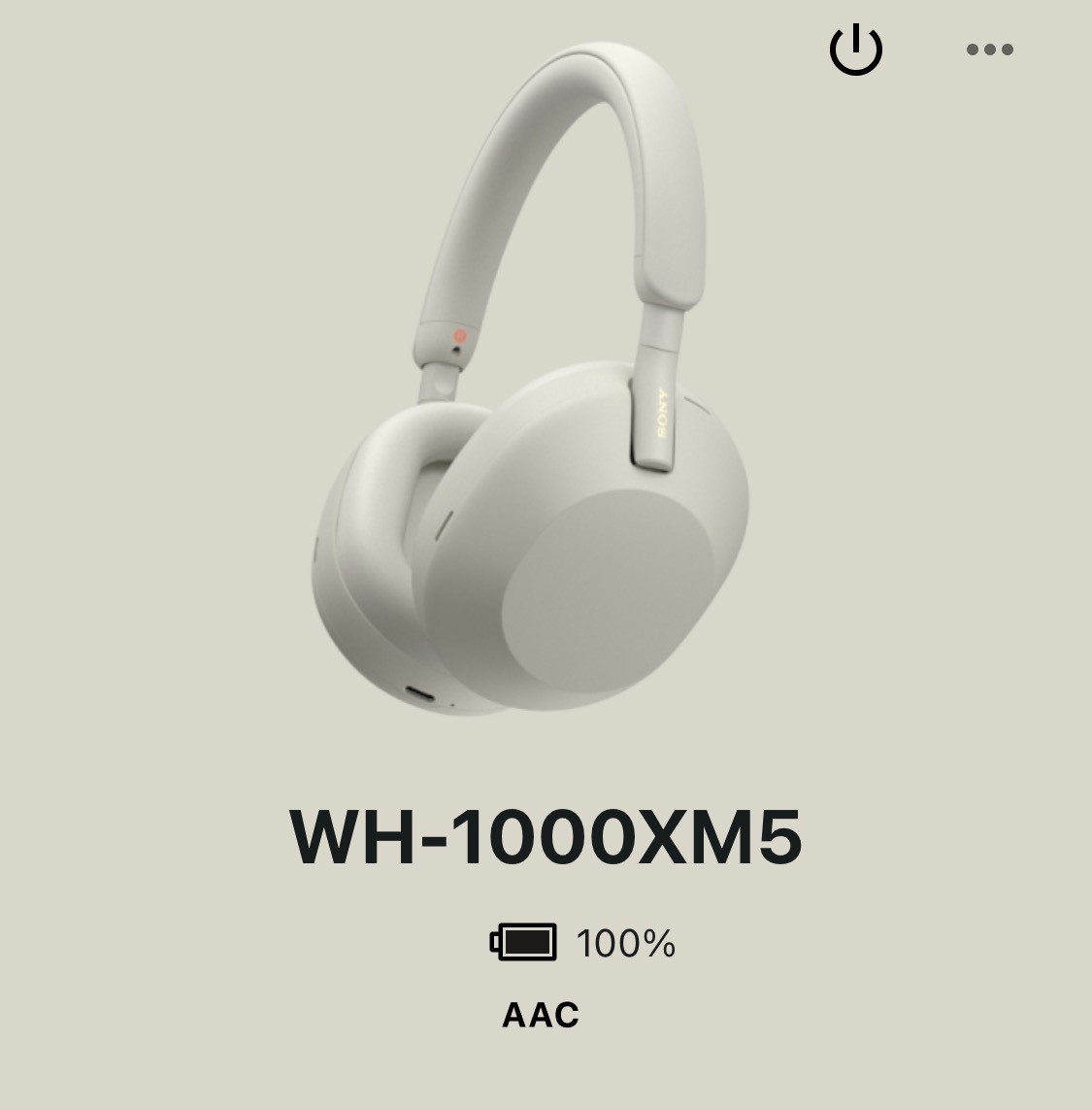 Sony WH-1000XM5 Wireless Noise Cancelling Headphones Platinum Silver GOOD