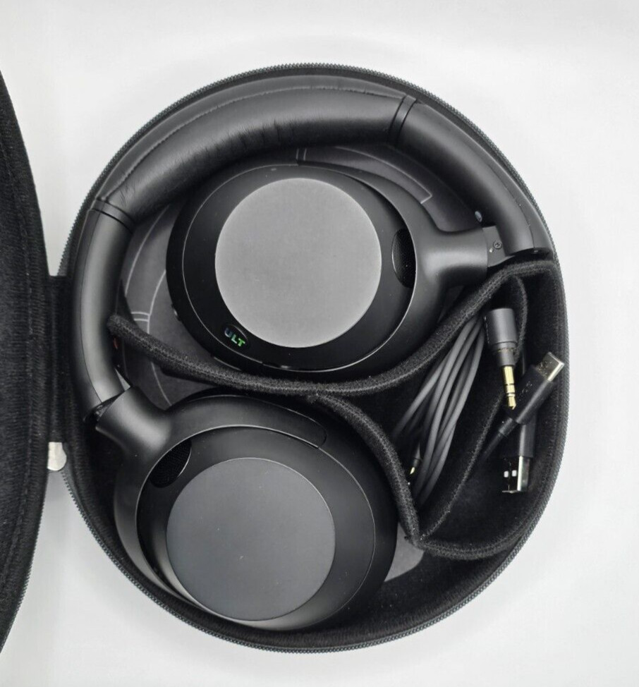 Sony ULT WEAR 900N Wireless Noise Canceling Bluetooth Headphones Black