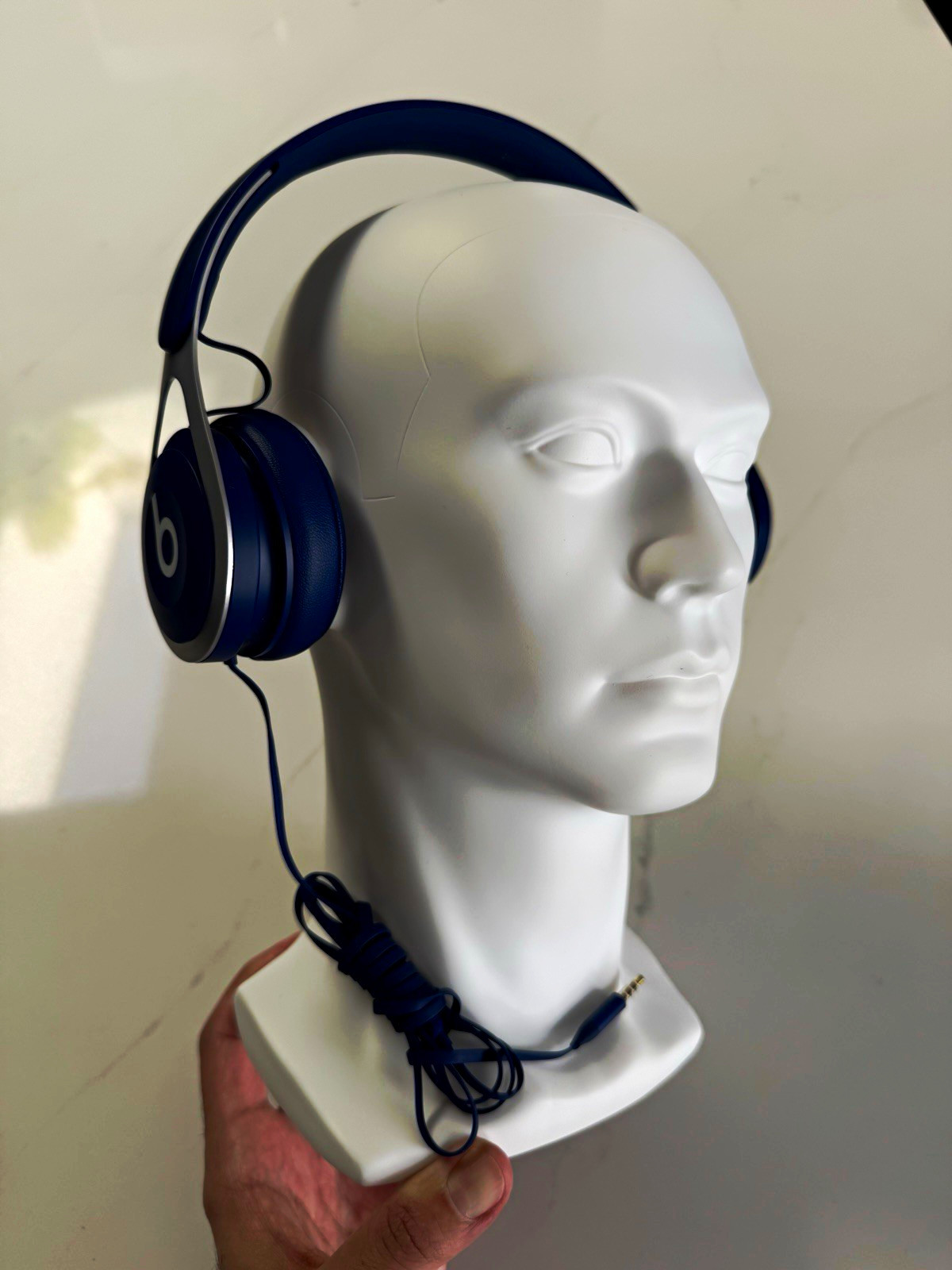 Beats by Dr. Dre Beats EP Blue/Silver Wired On-Ear Headphones 3.5mm Mic