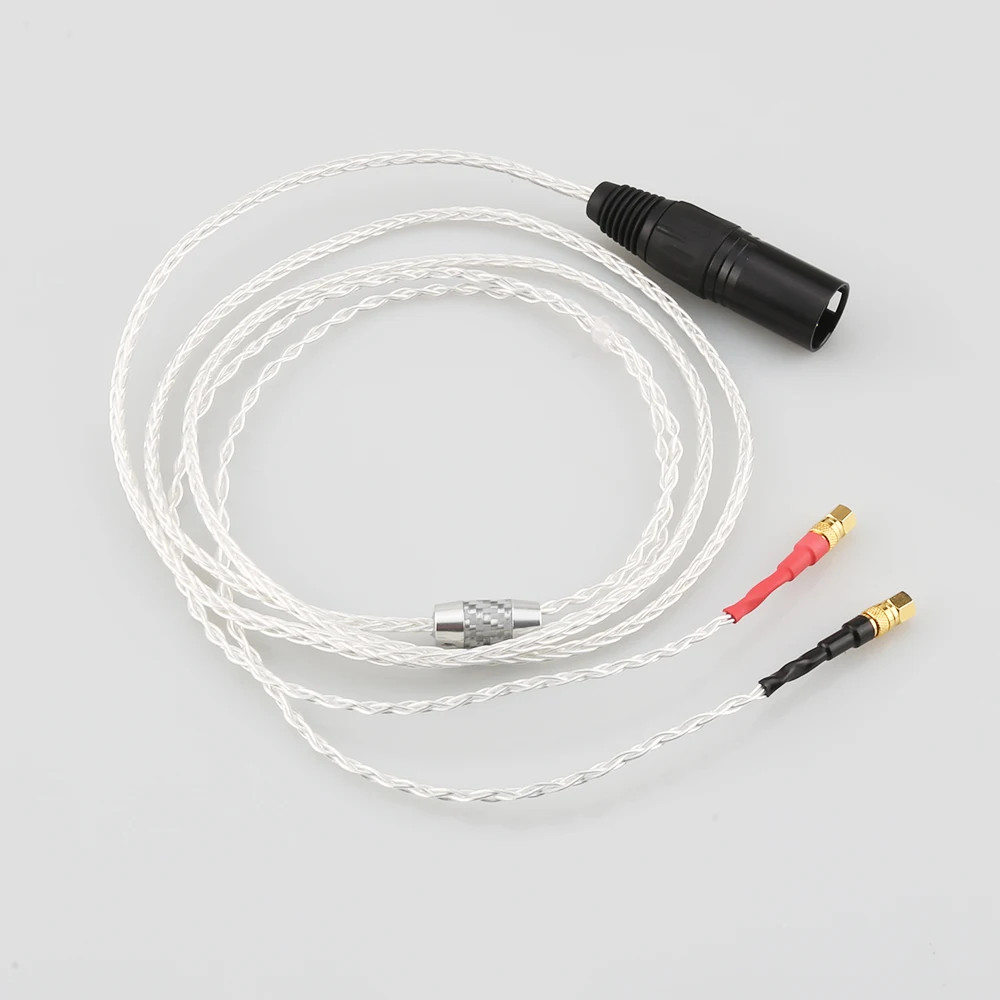 8Cores OCC Headphones Upgrade Cable Replaceme for Hifiman He-5 He-6 He-500 HE560