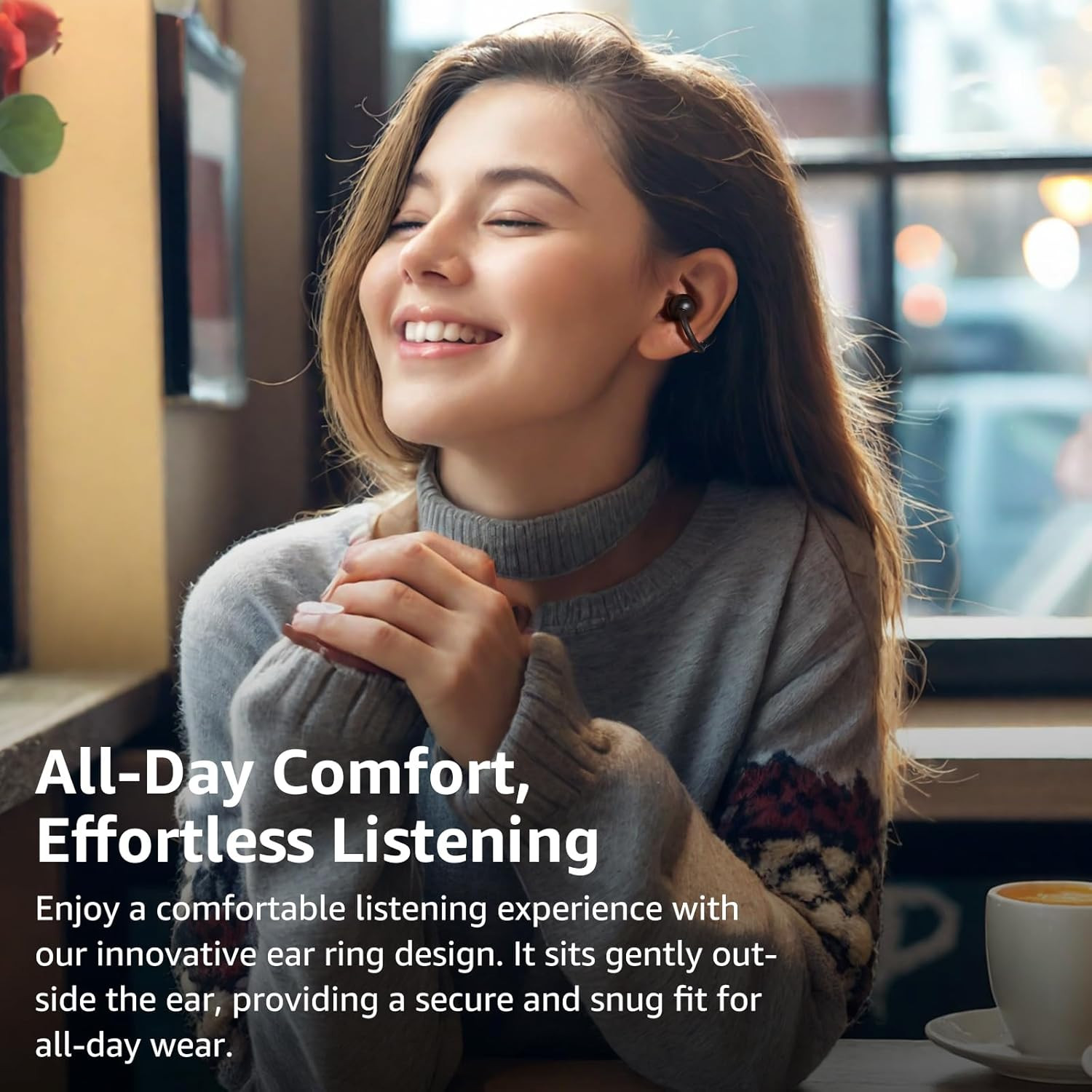 Openearring True Open Ear Headphones, Lightweight Comfort Open Ear