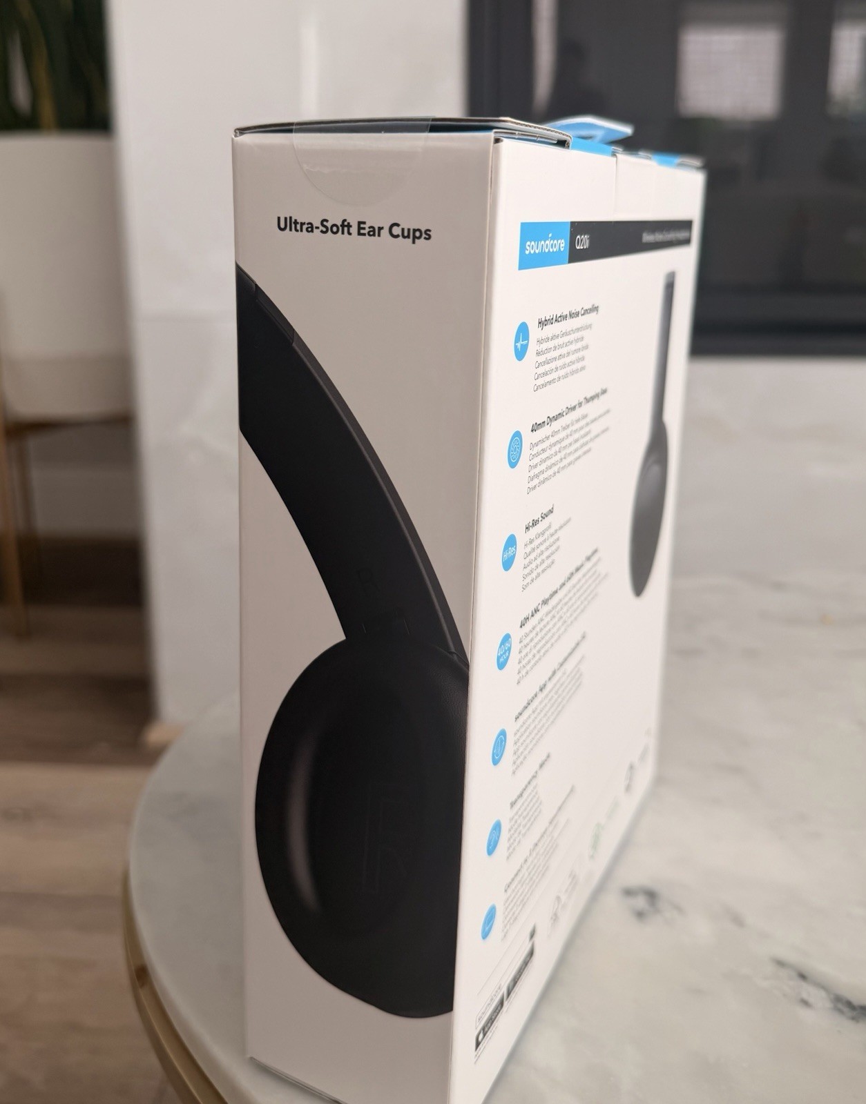 Soundcore Q20i Over Ear Hybrid Active Noise Cancelling Headphones – Black